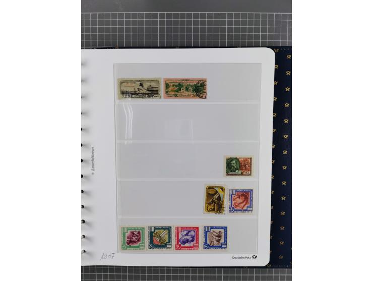 1870/1990, mixed collection beginning with classical issues, in 12 albums