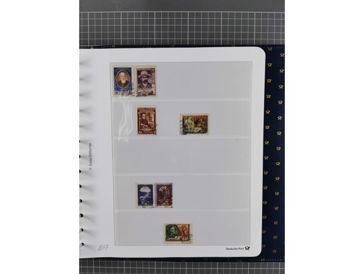 1870/1990, mixed collection beginning with classical issues, in 12 albums