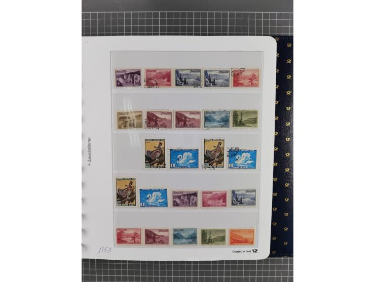 1870/1990, mixed collection beginning with classical issues, in 12 albums