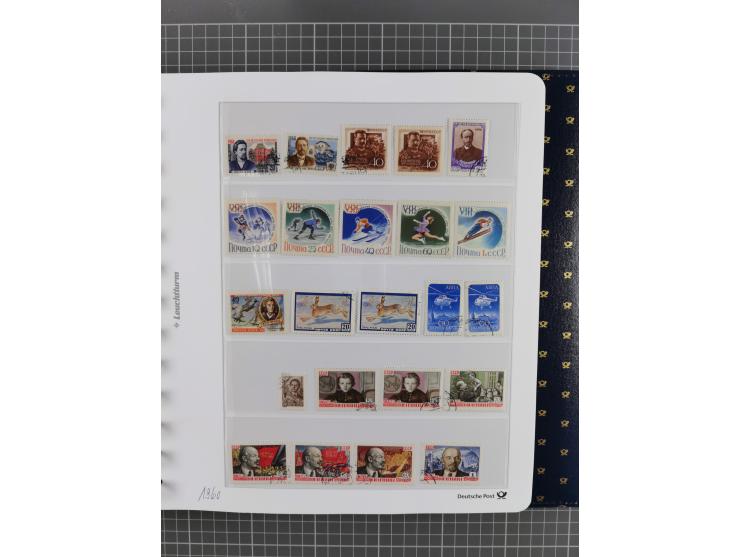 1870/1990, mixed collection beginning with classical issues, in 12 albums