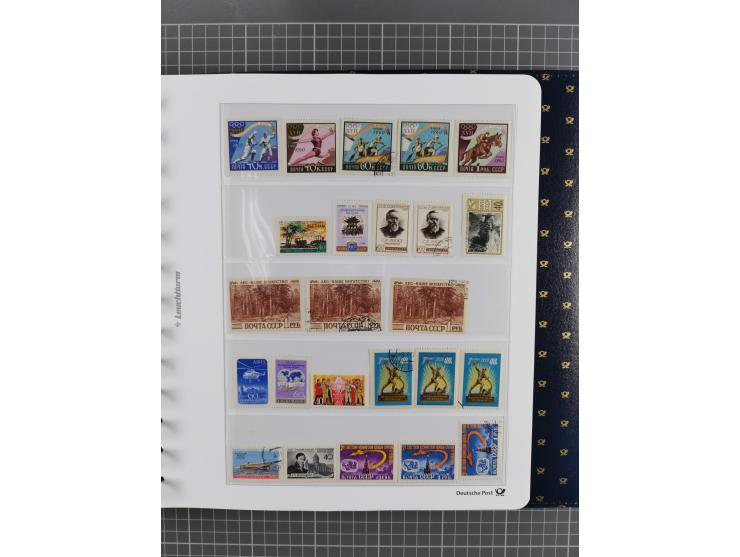 1870/1990, mixed collection beginning with classical issues, in 12 albums