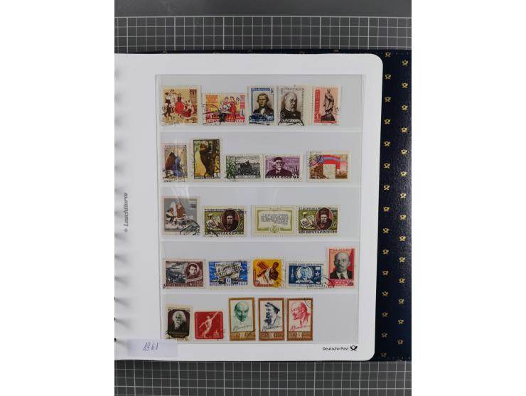 1870/1990, mixed collection beginning with classical issues, in 12 albums