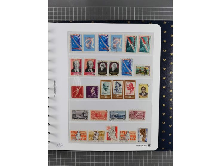 1870/1990, mixed collection beginning with classical issues, in 12 albums