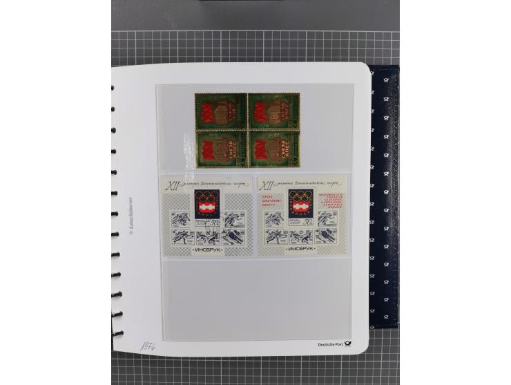 1870/1990, mixed collection beginning with classical issues, in 12 albums