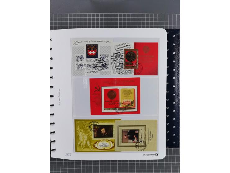 1870/1990, mixed collection beginning with classical issues, in 12 albums