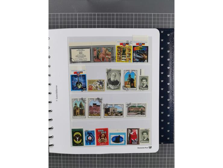 1870/1990, mixed collection beginning with classical issues, in 12 albums