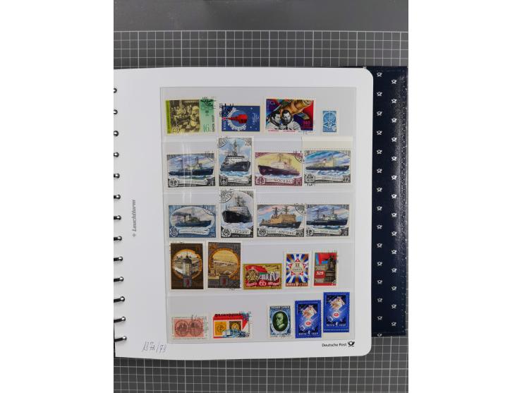 1870/1990, mixed collection beginning with classical issues, in 12 albums