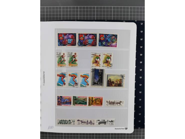 1870/1990, mixed collection beginning with classical issues, in 12 albums