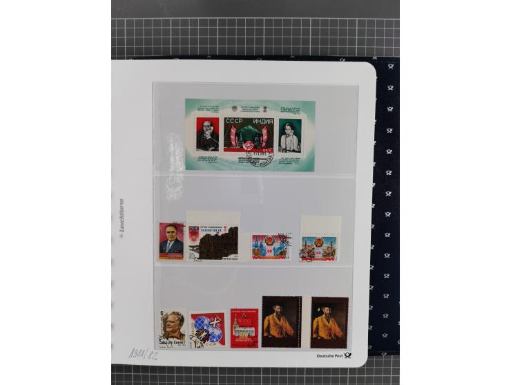 1870/1990, mixed collection beginning with classical issues, in 12 albums