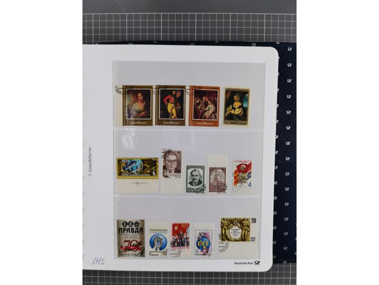 1870/1990, mixed collection beginning with classical issues, in 12 albums