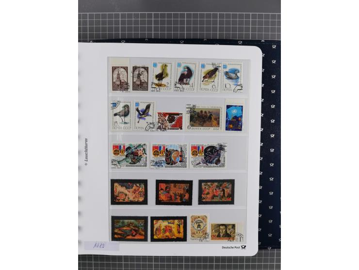 1870/1990, mixed collection beginning with classical issues, in 12 albums