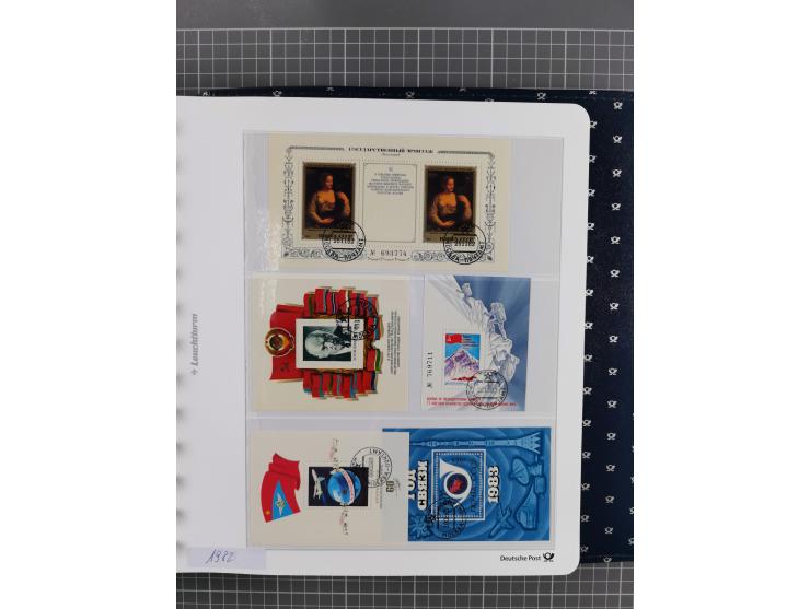 1870/1990, mixed collection beginning with classical issues, in 12 albums