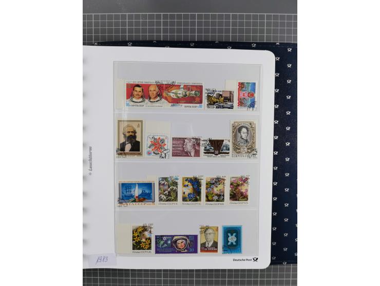 1870/1990, mixed collection beginning with classical issues, in 12 albums