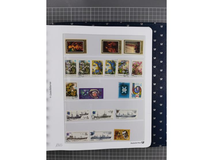 1870/1990, mixed collection beginning with classical issues, in 12 albums