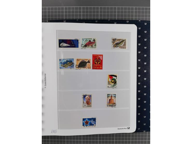 1870/1990, mixed collection beginning with classical issues, in 12 albums