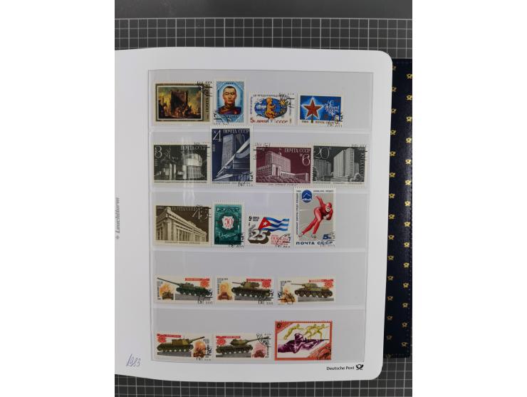 1870/1990, mixed collection beginning with classical issues, in 12 albums