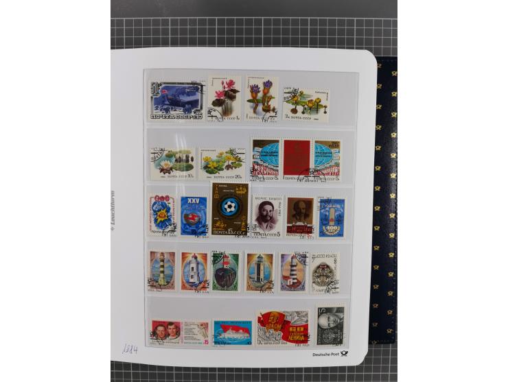 1870/1990, mixed collection beginning with classical issues, in 12 albums