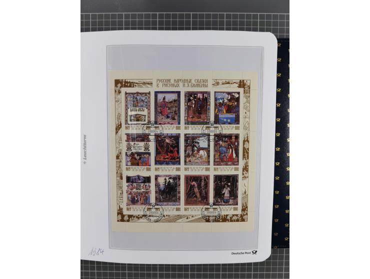 1870/1990, mixed collection beginning with classical issues, in 12 albums