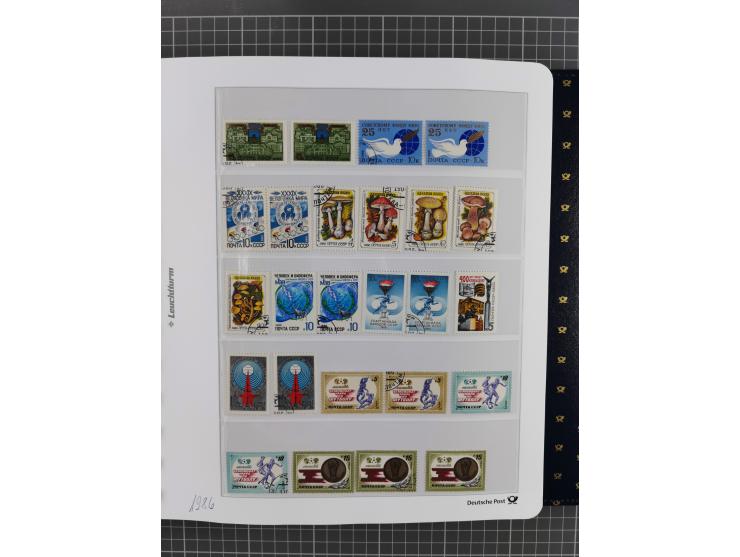 1870/1990, mixed collection beginning with classical issues, in 12 albums