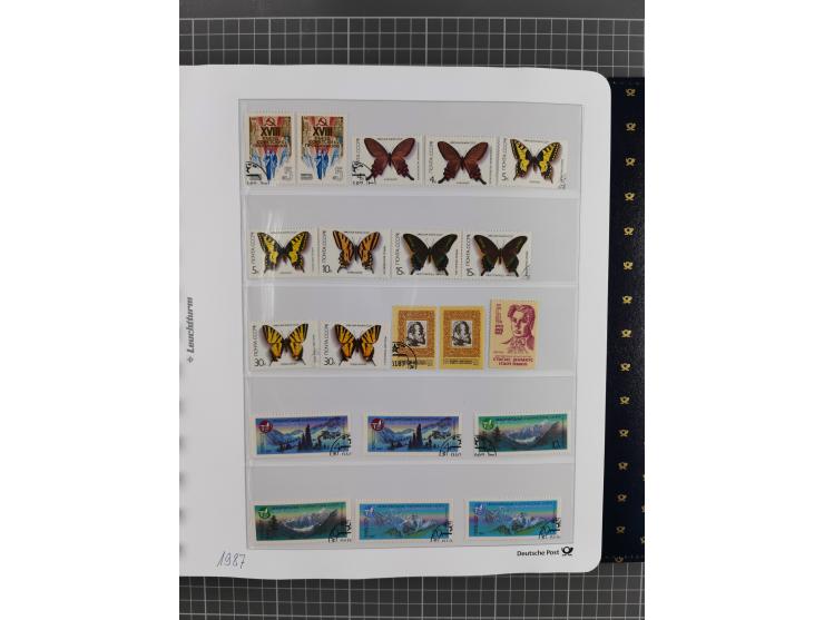 1870/1990, mixed collection beginning with classical issues, in 12 albums