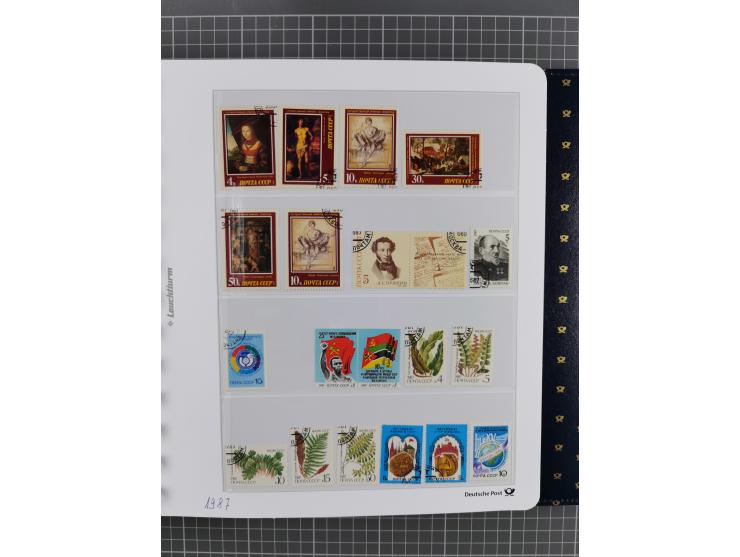 1870/1990, mixed collection beginning with classical issues, in 12 albums