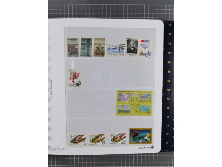 1870/1990, mixed collection beginning with classical issues, in 12 albums