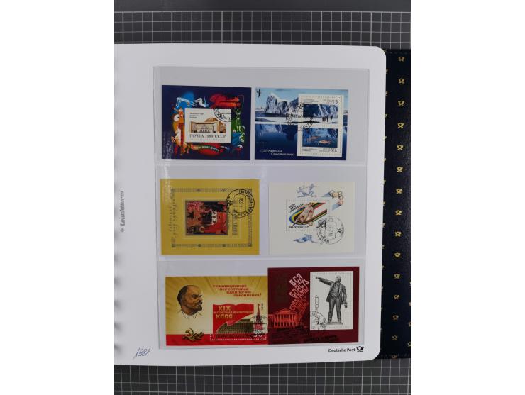 1870/1990, mixed collection beginning with classical issues, in 12 albums