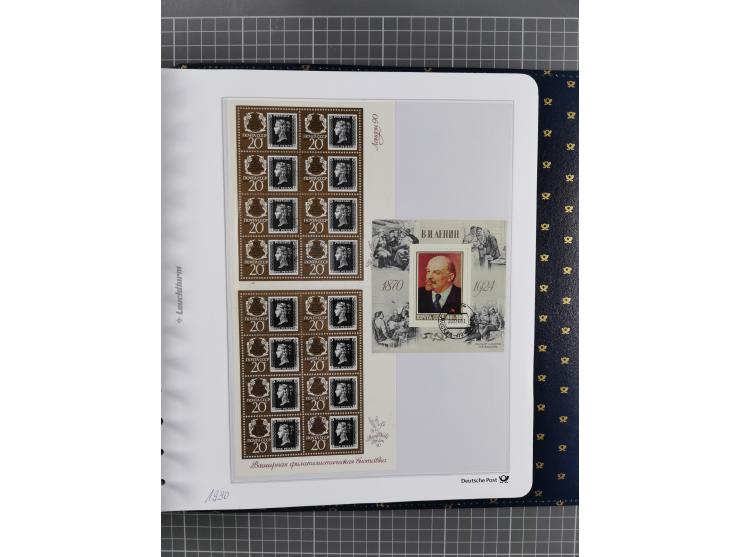 1870/1990, mixed collection beginning with classical issues, in 12 albums