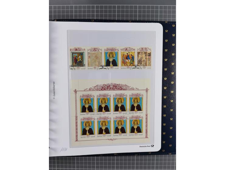 1870/1990, mixed collection beginning with classical issues, in 12 albums