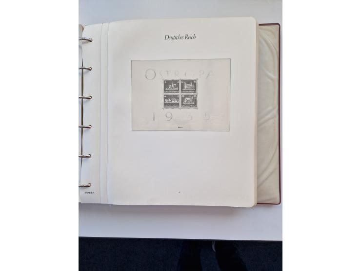 1933/2000 (ca.), Sammlungsbestand in 3 großen Kartons, dabei Deutsches Reich mit einigen besseren Ausgaben, BRD mit Jahrbuch 