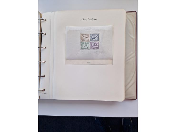 1933/2000 (ca.), Sammlungsbestand in 3 großen Kartons, dabei Deutsches Reich mit einigen besseren Ausgaben, BRD mit Jahrbuch 