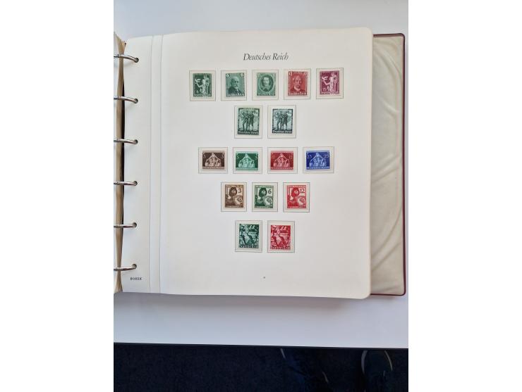 1933/2000 (ca.), Sammlungsbestand in 3 großen Kartons, dabei Deutsches Reich mit einigen besseren Ausgaben, BRD mit Jahrbuch 
