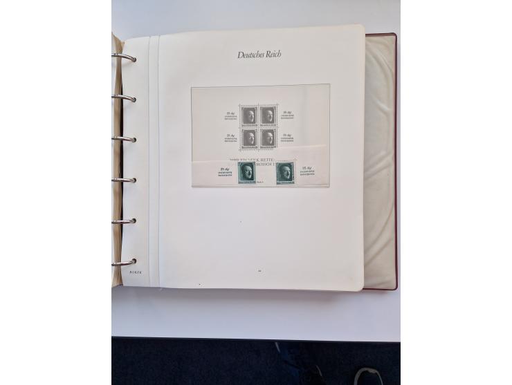 1933/2000 (ca.), Sammlungsbestand in 3 großen Kartons, dabei Deutsches Reich mit einigen besseren Ausgaben, BRD mit Jahrbuch 