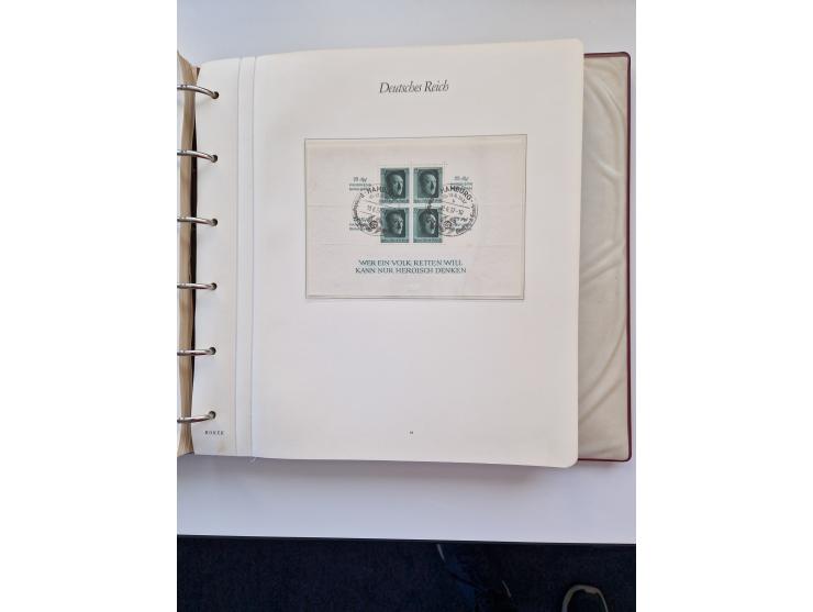 1933/2000 (ca.), Sammlungsbestand in 3 großen Kartons, dabei Deutsches Reich mit einigen besseren Ausgaben, BRD mit Jahrbuch 