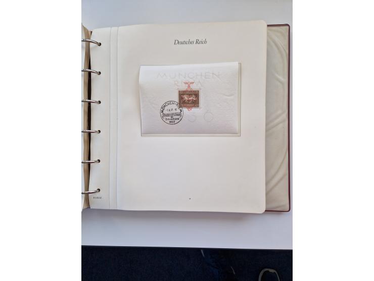 1933/2000 (ca.), Sammlungsbestand in 3 großen Kartons, dabei Deutsches Reich mit einigen besseren Ausgaben, BRD mit Jahrbuch 