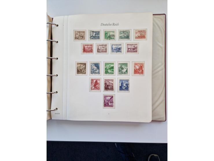 1933/2000 (ca.), Sammlungsbestand in 3 großen Kartons, dabei Deutsches Reich mit einigen besseren Ausgaben, BRD mit Jahrbuch 
