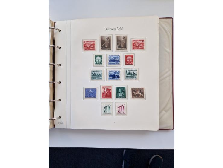 1933/2000 (ca.), Sammlungsbestand in 3 großen Kartons, dabei Deutsches Reich mit einigen besseren Ausgaben, BRD mit Jahrbuch 