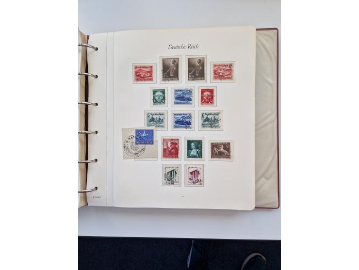 1933/2000 (ca.), Sammlungsbestand in 3 großen Kartons, dabei Deutsches Reich mit einigen besseren Ausgaben, BRD mit Jahrbuch 