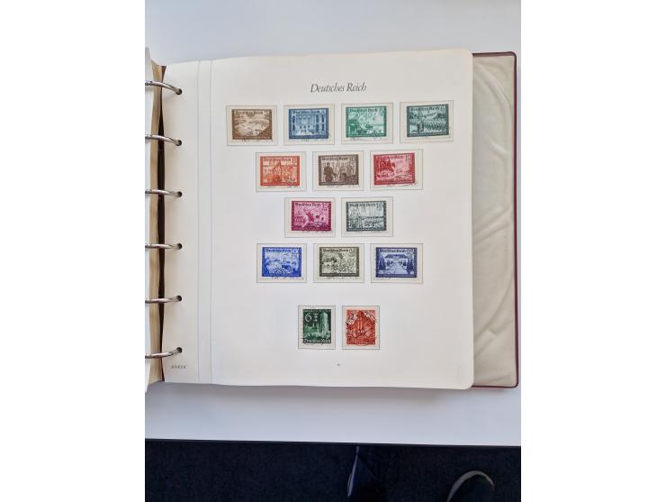 1933/2000 (ca.), Sammlungsbestand in 3 großen Kartons, dabei Deutsches Reich mit einigen besseren Ausgaben, BRD mit Jahrbuch 