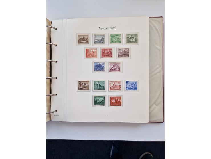 1933/2000 (ca.), Sammlungsbestand in 3 großen Kartons, dabei Deutsches Reich mit einigen besseren Ausgaben, BRD mit Jahrbuch 