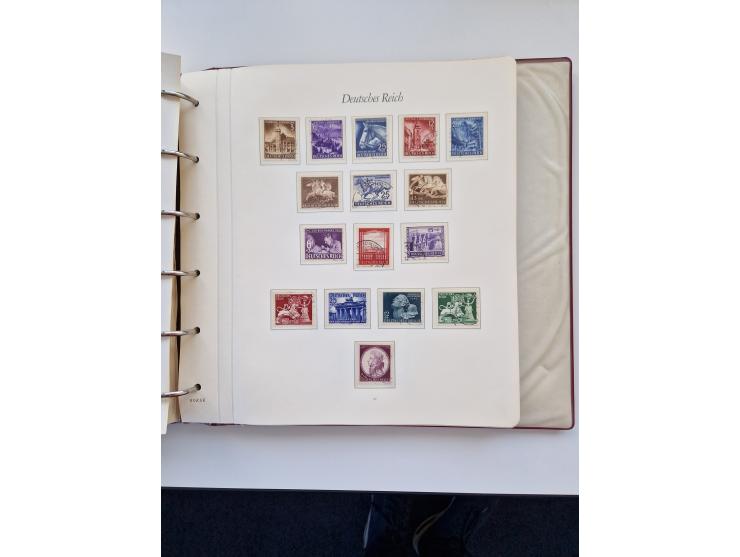1933/2000 (ca.), Sammlungsbestand in 3 großen Kartons, dabei Deutsches Reich mit einigen besseren Ausgaben, BRD mit Jahrbuch 