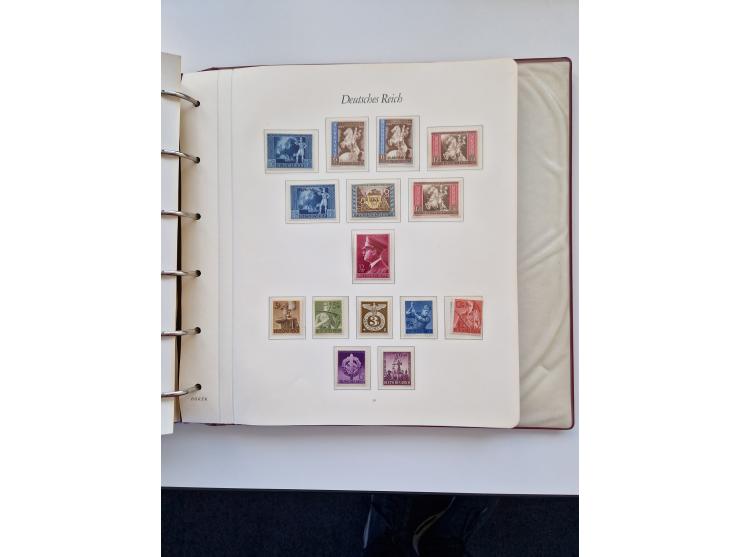 1933/2000 (ca.), Sammlungsbestand in 3 großen Kartons, dabei Deutsches Reich mit einigen besseren Ausgaben, BRD mit Jahrbuch 