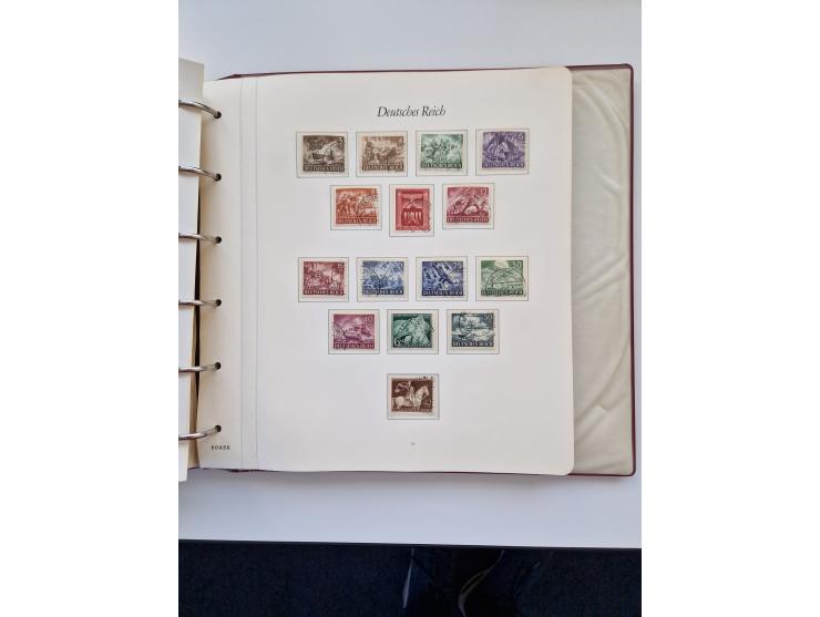 1933/2000 (ca.), Sammlungsbestand in 3 großen Kartons, dabei Deutsches Reich mit einigen besseren Ausgaben, BRD mit Jahrbuch 