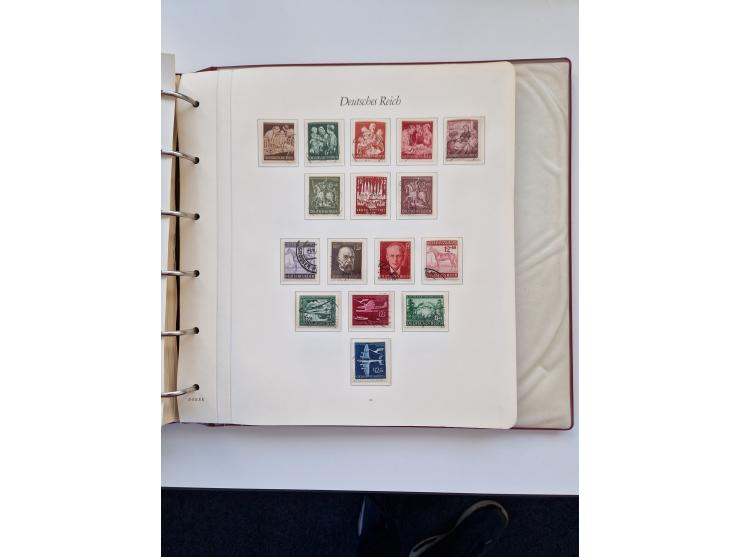 1933/2000 (ca.), Sammlungsbestand in 3 großen Kartons, dabei Deutsches Reich mit einigen besseren Ausgaben, BRD mit Jahrbuch 