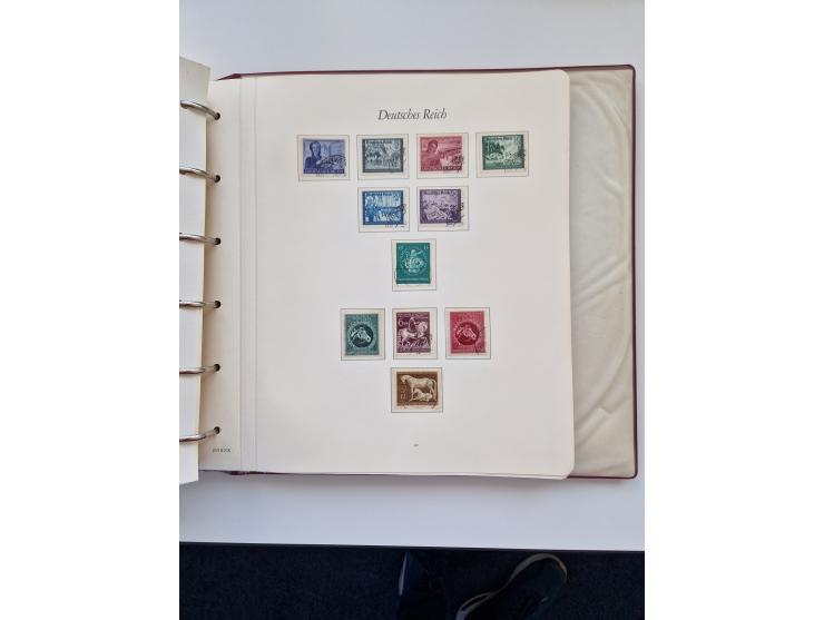 1933/2000 (ca.), Sammlungsbestand in 3 großen Kartons, dabei Deutsches Reich mit einigen besseren Ausgaben, BRD mit Jahrbuch 