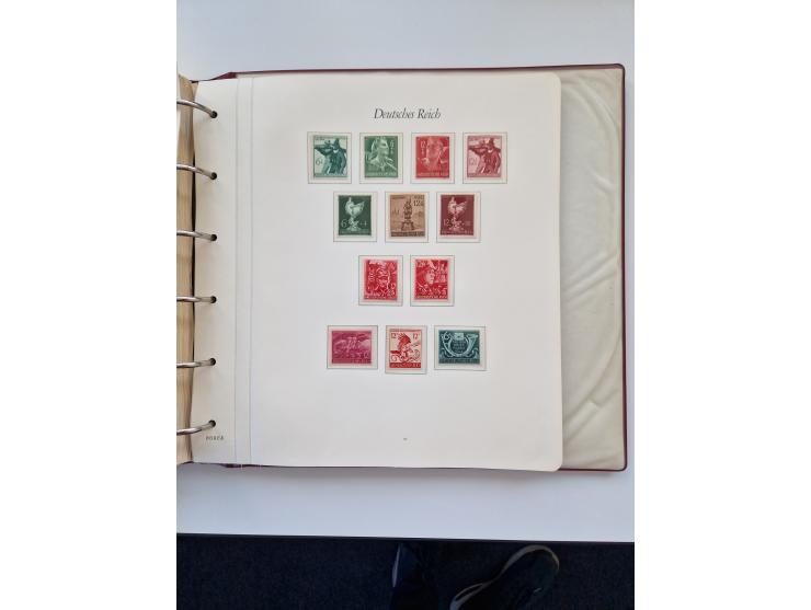 1933/2000 (ca.), Sammlungsbestand in 3 großen Kartons, dabei Deutsches Reich mit einigen besseren Ausgaben, BRD mit Jahrbuch 
