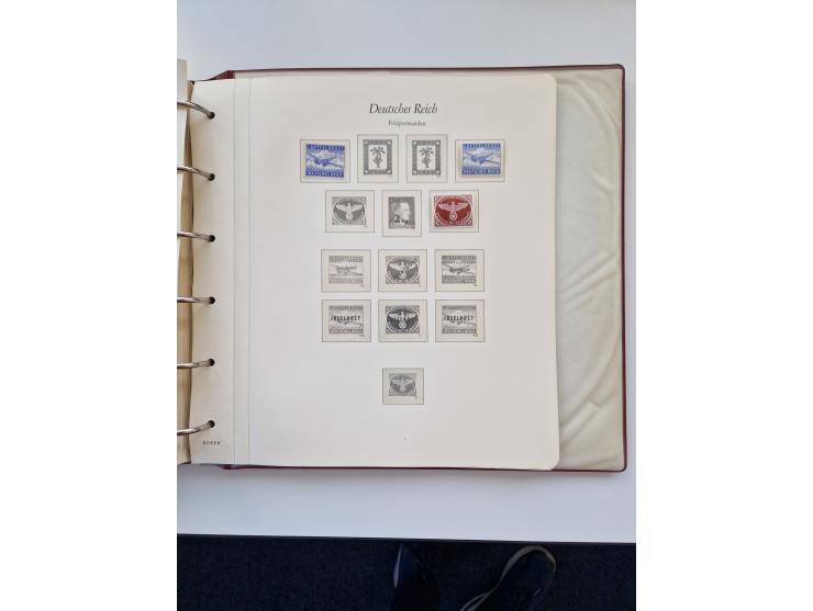 1933/2000 (ca.), Sammlungsbestand in 3 großen Kartons, dabei Deutsches Reich mit einigen besseren Ausgaben, BRD mit Jahrbuch 