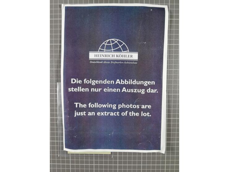 1840/2001 (ca.), Bremen und Cannstatt Heimat-Sammlung mit über 350 belegen, inkl. Dienstmarken und Feldpost, viele interessan