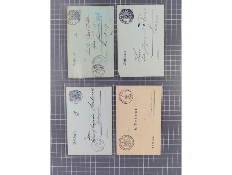 1840/2001 (ca.), Bremen und Cannstatt Heimat-Sammlung mit über 350 belegen, inkl. Dienstmarken und Feldpost, viele interessan