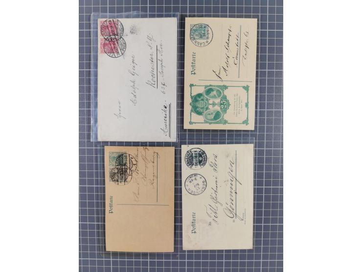 1840/2001 (ca.), Bremen und Cannstatt Heimat-Sammlung mit über 350 belegen, inkl. Dienstmarken und Feldpost, viele interessan